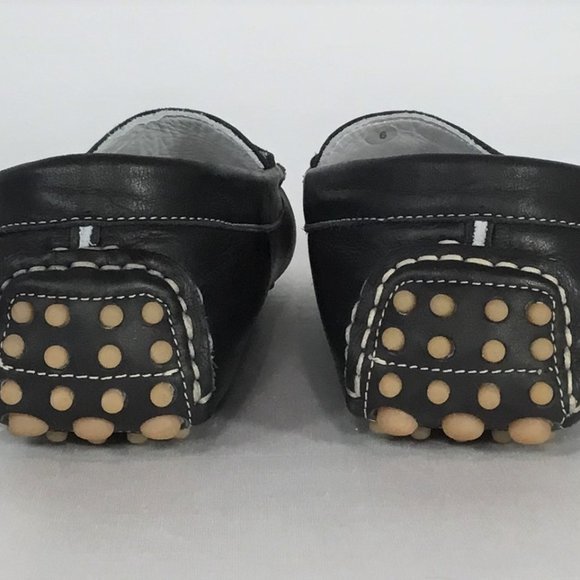 Barbara Barbieri Navy Blue Leather Driving Shoe (nearly new) - Picture 4 of 6